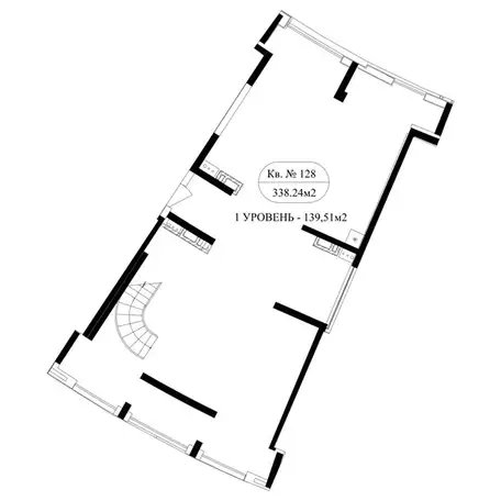 4-х комнатная квартира, 337,98 м², 17 эт., ЖК Маршал, фотография 1