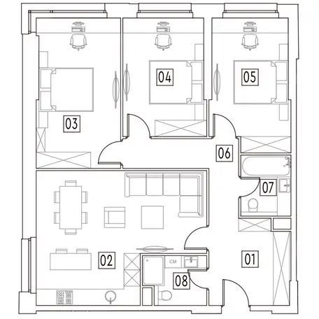 Продам апартаменты, 93,50 м², 11 эт., ЖК Mainstreet, Мэйнстрит, фотография 2