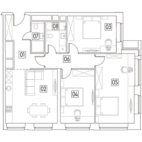 Продам апартаменты, 95,60 м², 21 эт., ЖК Mainstreet, Мэйнстрит, фотография 1