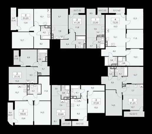 Студия, 23,90 м², 15 эт., ЖК Бунинские Кварталы, фотография 2