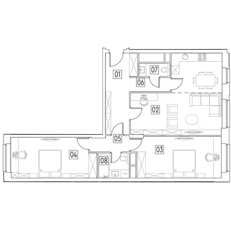 Продам апартаменты, 91,70 м², 11 эт., ЖК Mainstreet, Мэйнстрит, фотография 2