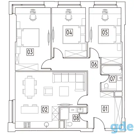 Продам апартаменты, 93,30 м², 5 эт., ЖК Mainstreet, Мэйнстрит, фотография 1