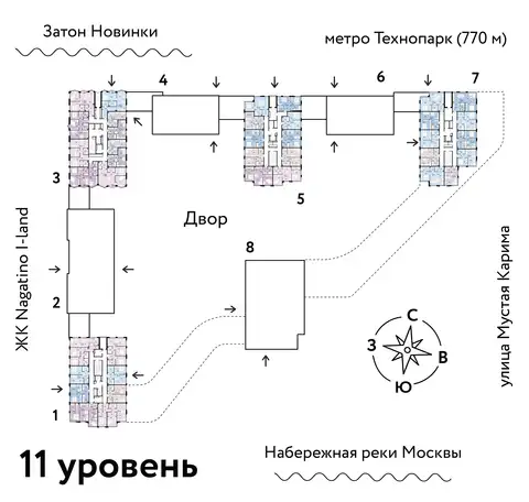 3-х комнатная квартира, 59,73 м², 11 эт., ЖК WOW, Вау, фотография 1