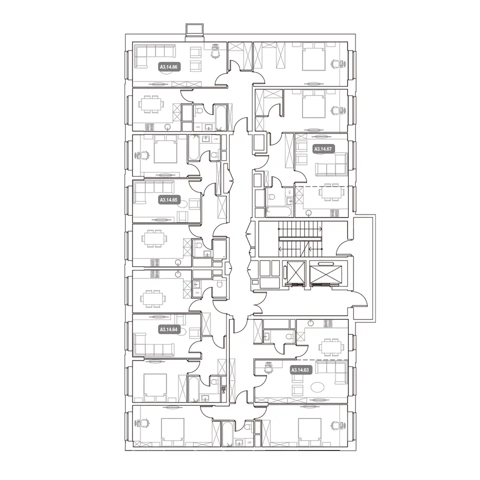 Продам апартаменты, 92,00 м², 14 эт., ЖК Mainstreet, Мэйнстрит, фотография 4