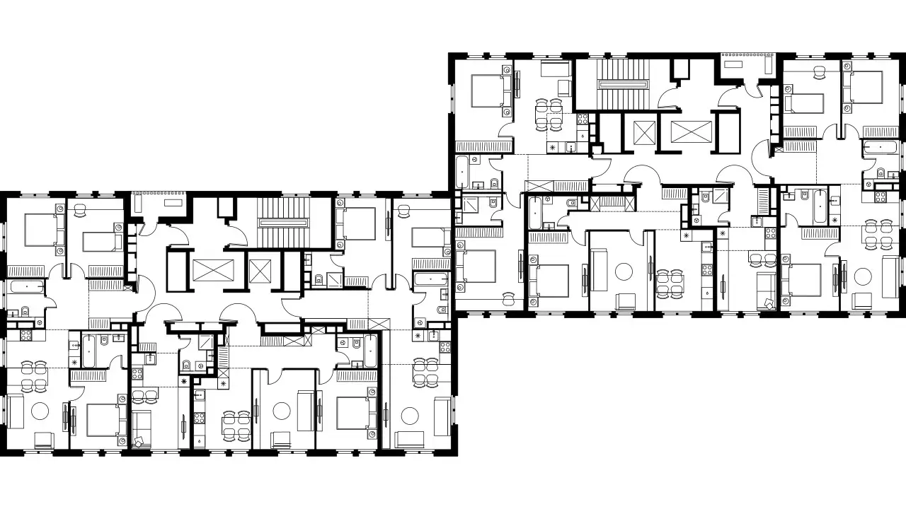 3-х комнатная квартира, 67,30 м², 3 эт., ЖК Level Нижегородская, Левел Нижегородская, фотография 2