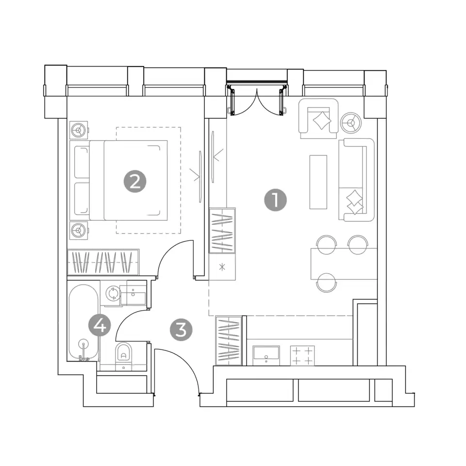 Продам апартаменты, 41,30 м², 3 эт., ЖК Emotion, фотография 1
