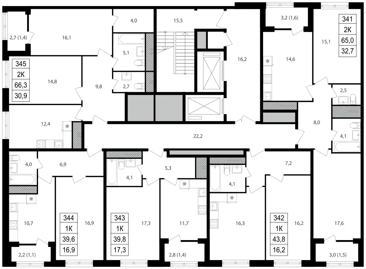 Студия, 39,60 м², 17 эт., ЖК Михалковский, фотография 2