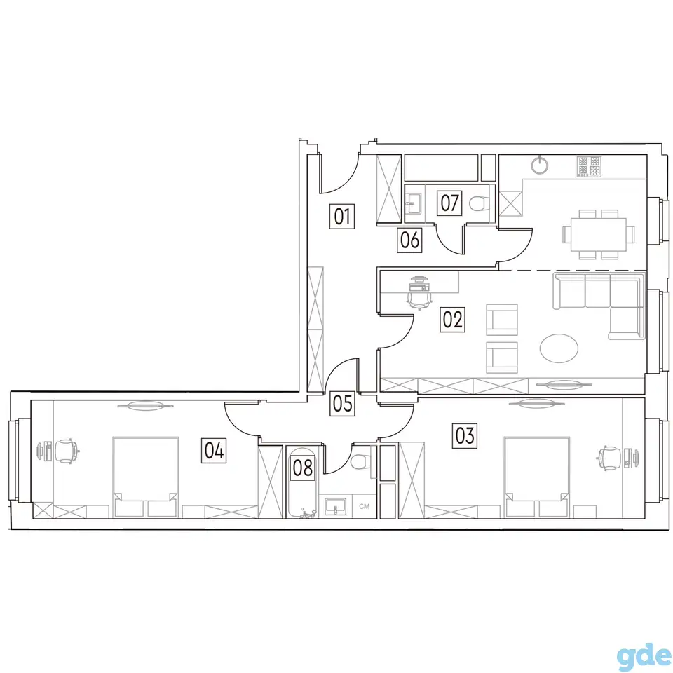 Продам апартаменты, 88,30 м², 5 эт., ЖК Mainstreet, Мэйнстрит, фотография 1