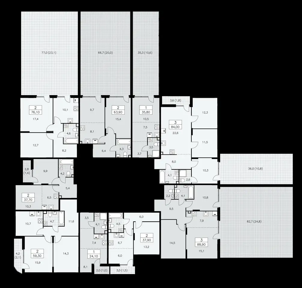 Студия, 35,80 м², 2 эт., ЖК Бунинские Кварталы, фотография 2