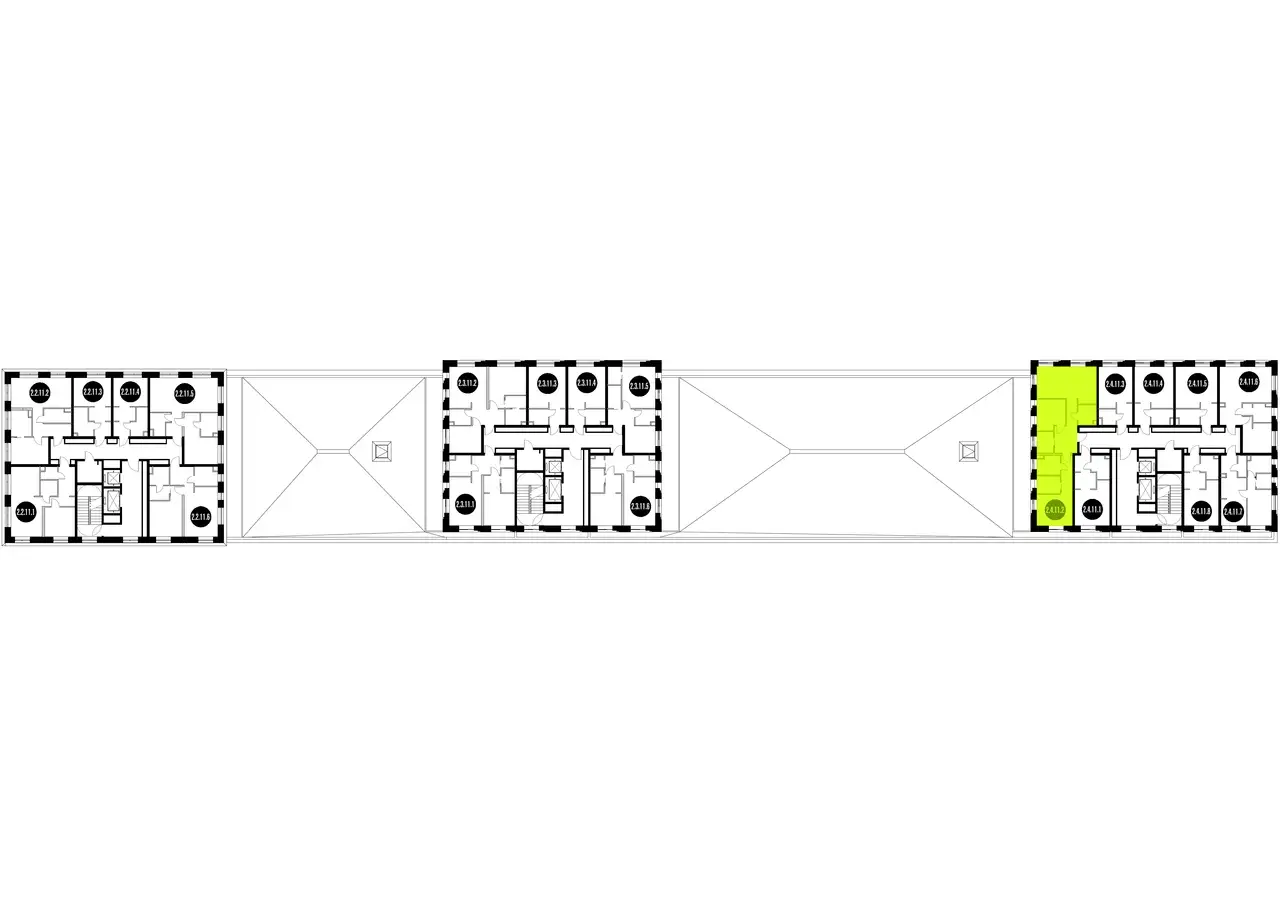 3-х комнатная квартира, 76,48 м², 11 эт., ЖК NiceLoft, НайсЛофт, фотография 3