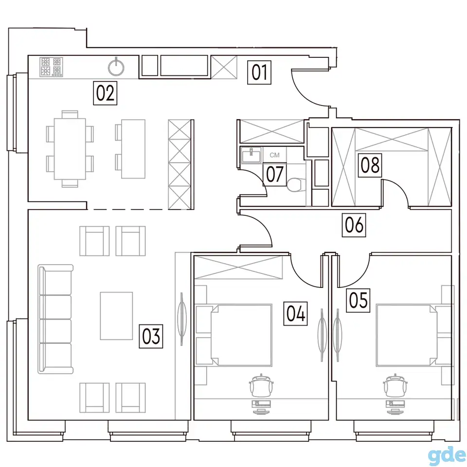 Продам апартаменты, 90,10 м², 7 эт., ЖК Mainstreet, Мэйнстрит, фотография 1