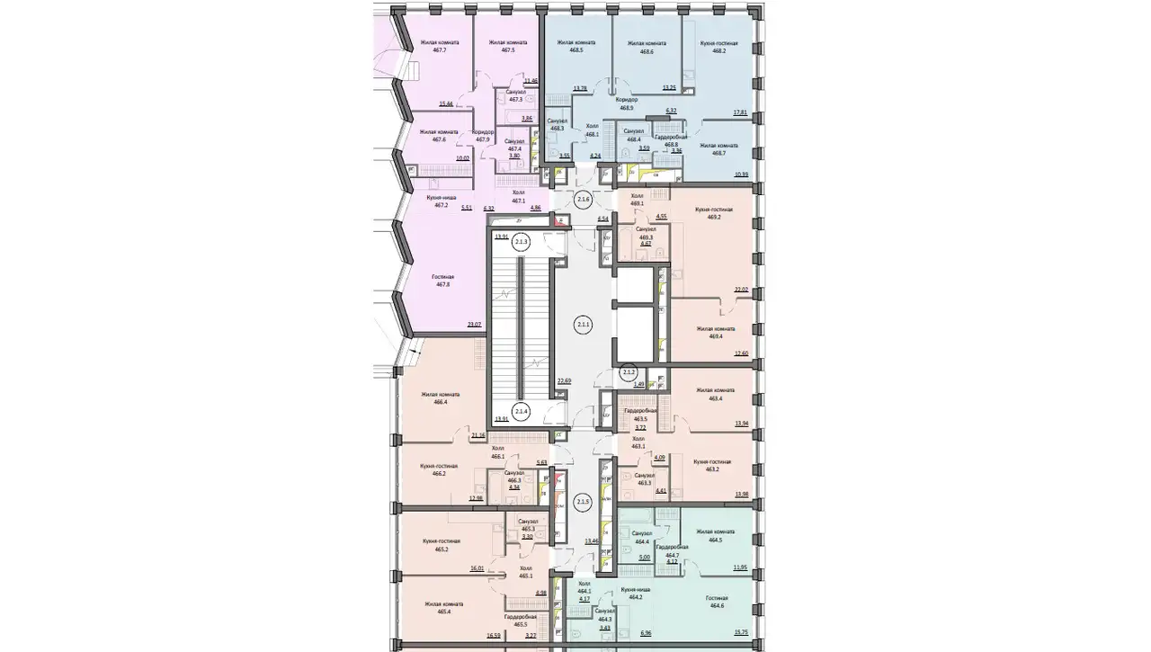 Продам апартаменты, 46,12 м², 14 эт., ЖК Инсайдер, фотография 1