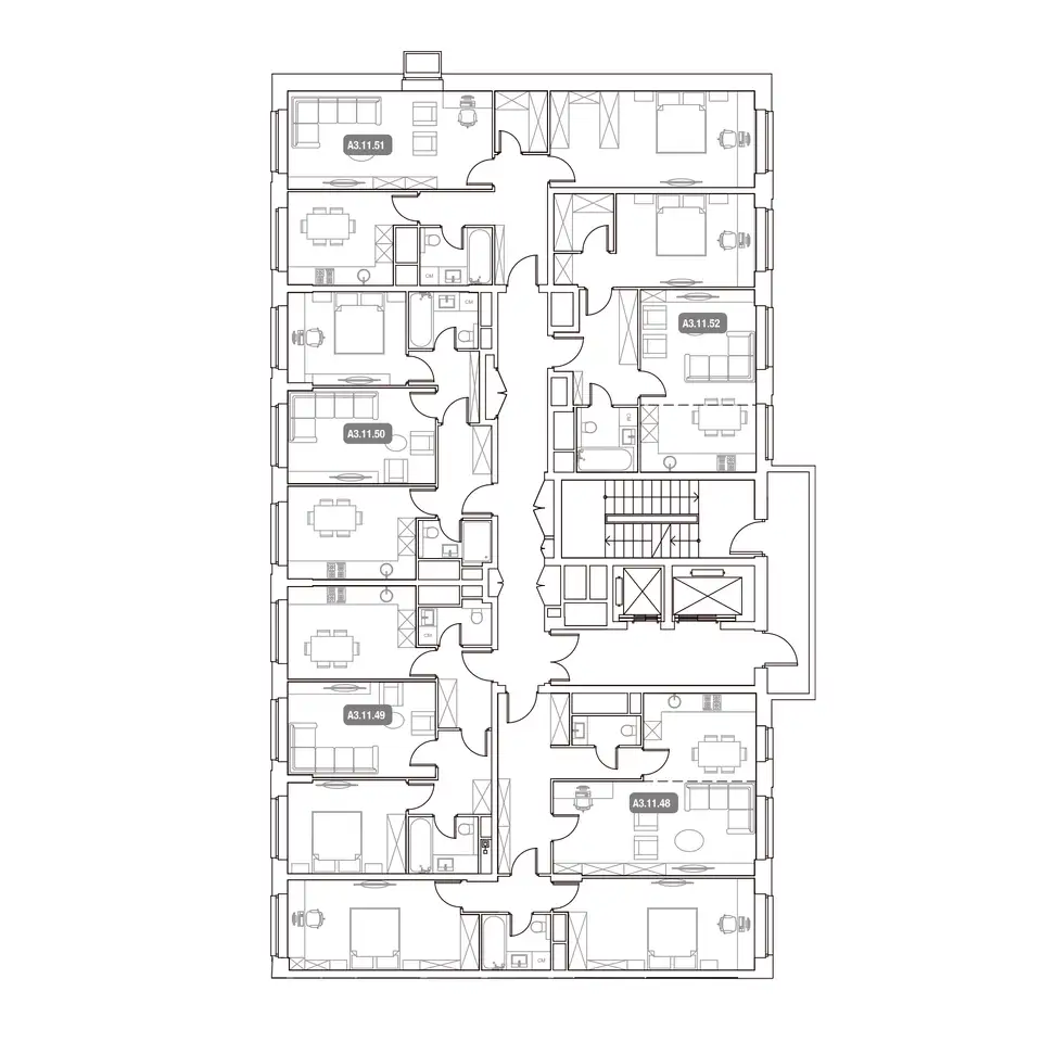 Продам апартаменты, 91,70 м², 11 эт., ЖК Mainstreet, Мэйнстрит, фотография 4