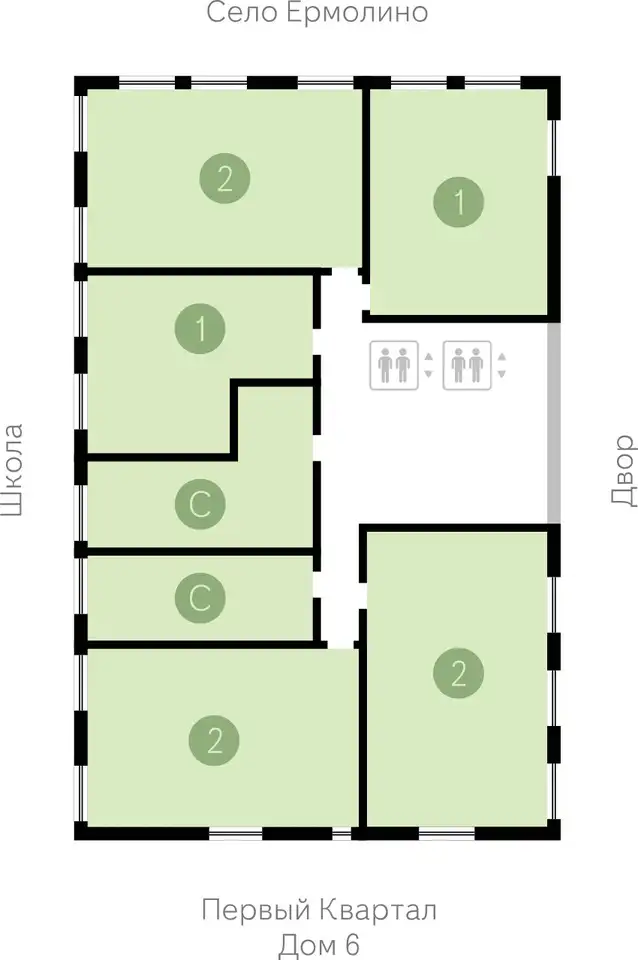 Студия, 69,50 м², 11 эт., ЖК Первый Квартал, фотография 2