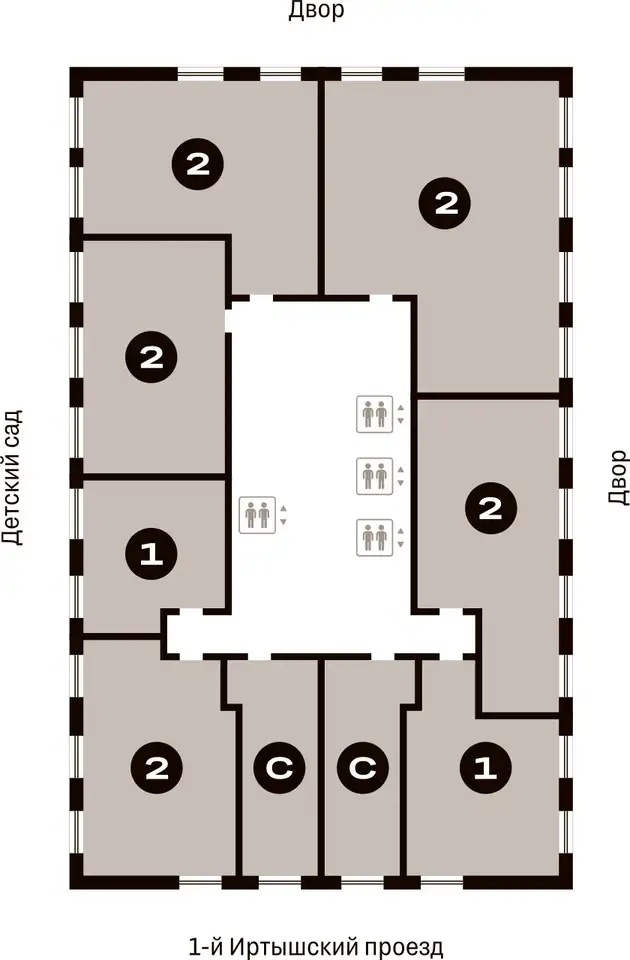 Студия, 28,60 м², 7 эт., ЖК Метроном, фотография 2