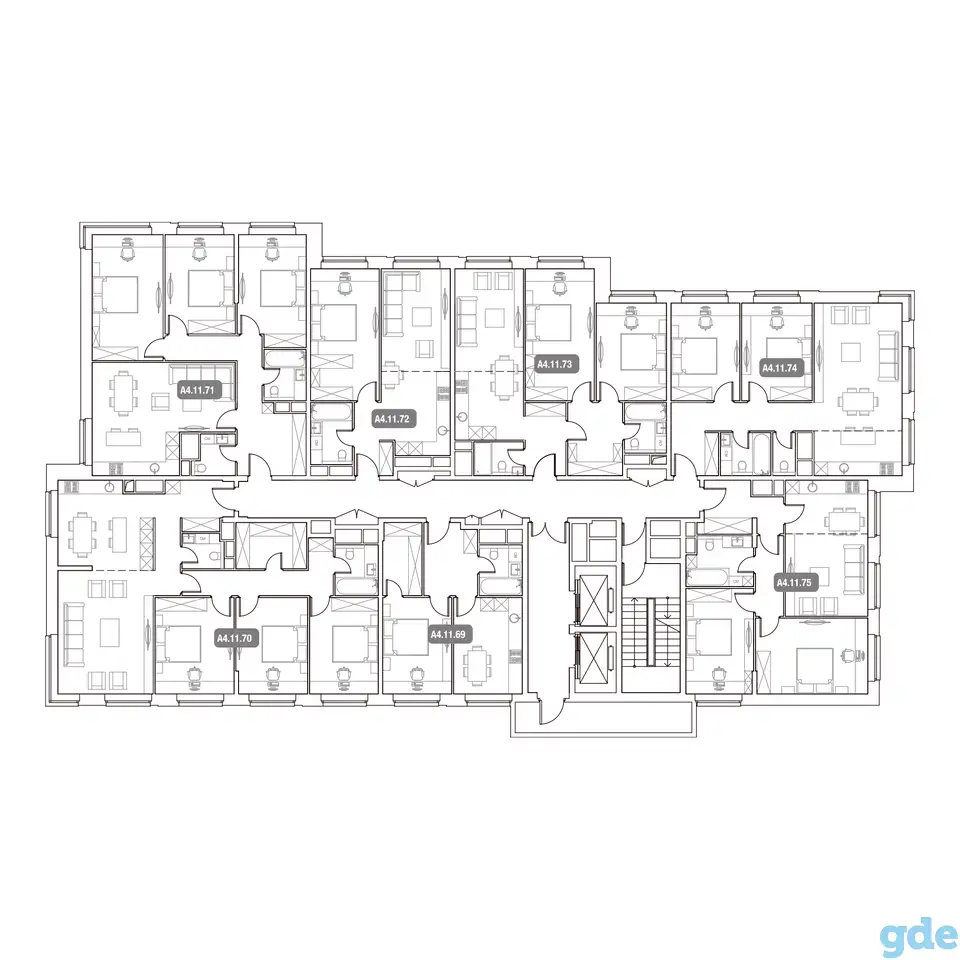 Продам апартаменты, 93,50 м², 11 эт., ЖК Mainstreet, Мэйнстрит, фотография 3