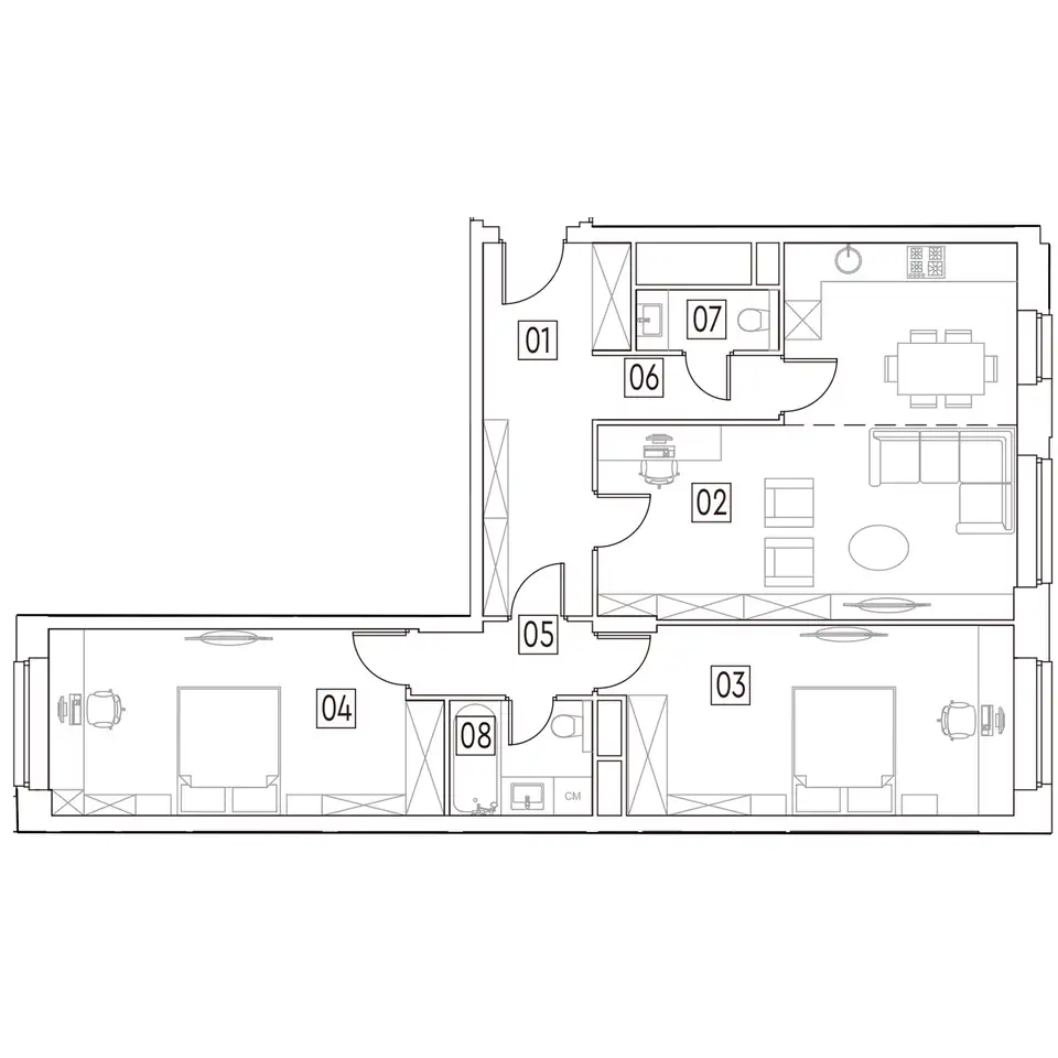 Продам апартаменты, 91,70 м², 11 эт., ЖК Mainstreet, Мэйнстрит, фотография 2