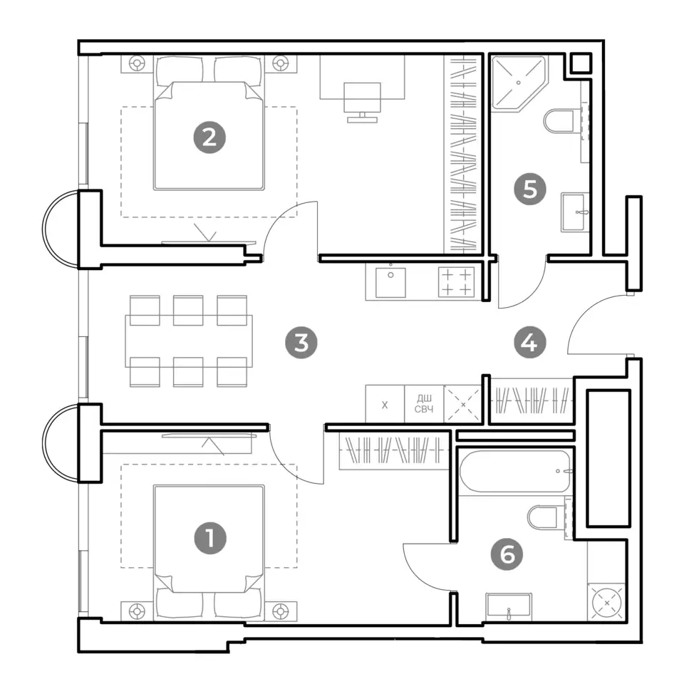 Продам апартаменты, 65,20 м², 11 эт., ЖК NAMETKIN TOWER, Наметкино Тауер, фотография 1